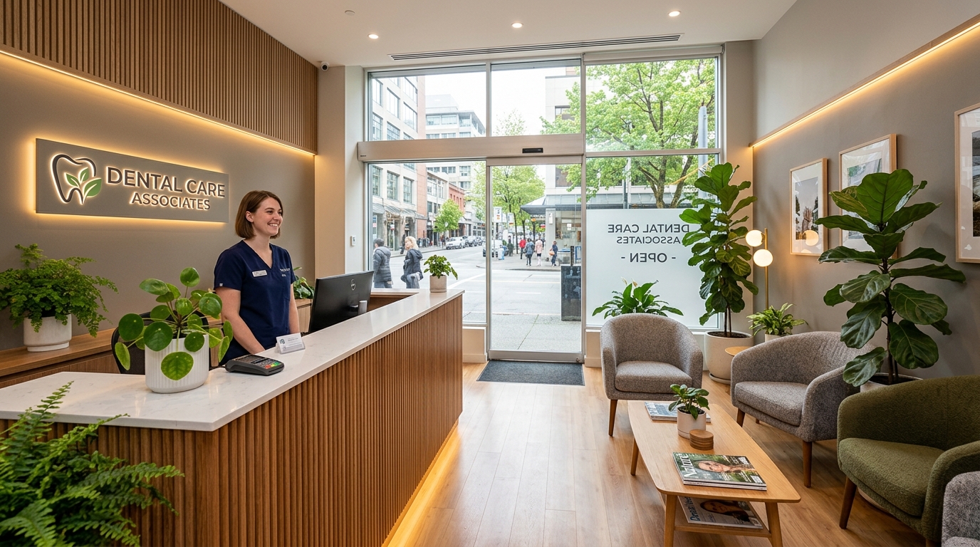 Navan Dental Reception and Patient Entrance